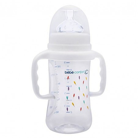 BÉBÉ CONFORT Biberon Maternité avec poignées 270 ml – Indians blanc(6-24M +)