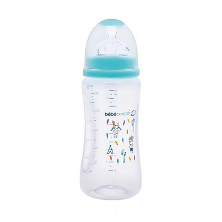 BÉBÉ CONFORT Biberon Maternité 360 ml – Indians bleu (6-24M +)