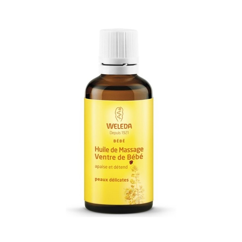 WELEDA bébé huile de massage Ventre 50 ml