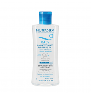 NEUTRADERM BABY Eau Nettoyante Douceur 3 en 1 (200 ml)