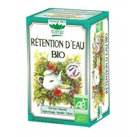 ROMON NATURE Rétention D'eau BIO boite 20 sachets