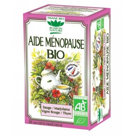 ROMON NATURE Aide Ménopause BIO boite 20 sachets