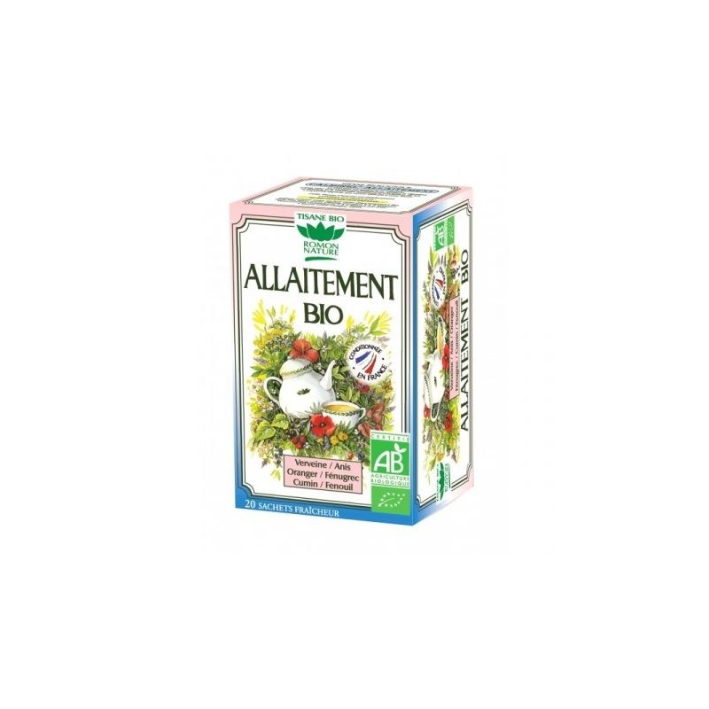 ROMON NATURE Allaitement BIO boite 20 sachets