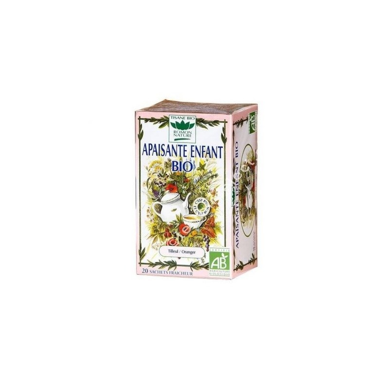 ROMON NATURE Apaisante Enfant BIO boite 20 sachets