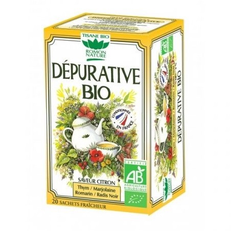 ROMON NATURE Dépurative BIO boite 20 sachets