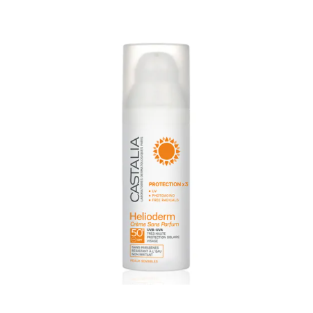 CASTALIA HELIODERM crème sans parfum spf 50+ | 40 ml