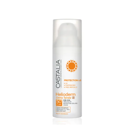 CASTALIA HELIODERM crème teintée spf 50+ | 40 ml