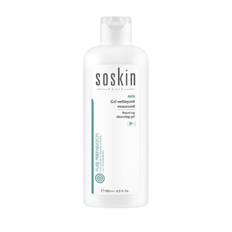 SOSKIN AKN gel nettoyant moussant 250 ml