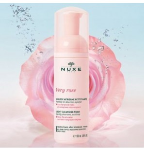 NUXE VERY ROSE mousse aérienne nettoyante 150 ml