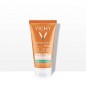 VICHY CAPITAL SOLEIL Crème Anti-Brillance Toucher Sec Teintée spf 50+ (50ml) + Lait après soleil 100 ml Offert