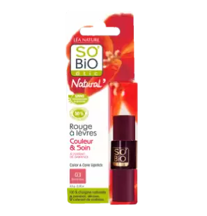 SO'BIO ETIC Rouge à lèvres N03 BOIS DE ROSE