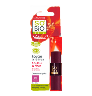 SO'BIO ETIC Rouge à lèvres N04 VIOLET CHIC