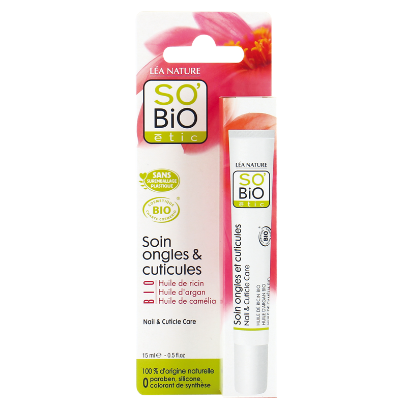 SO'BIO ETIC Soin Ongles Et Cuticules 15 ml