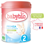 BABYBIO PRIMEA lait infantile bio 2ème âge | 800 G