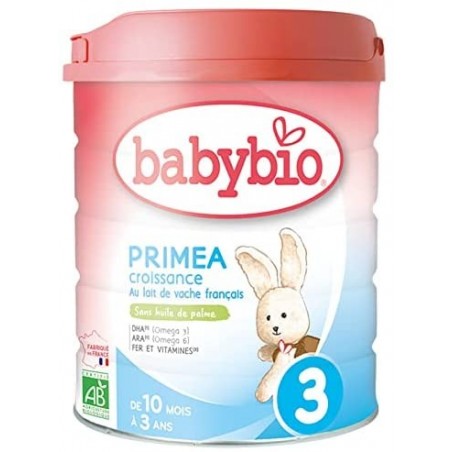 BABYBIO PRIMEA CROISSANCE lait infantile bio 3ème âge | 800 G