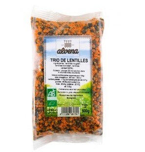 Alvena Trio de lentilles 500g