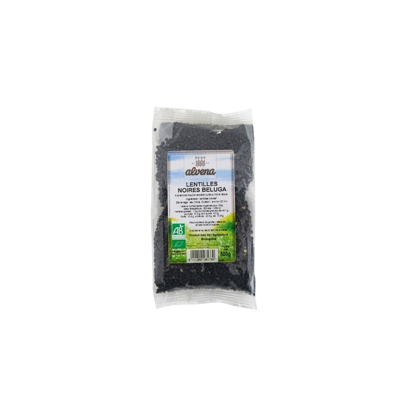 Alvena lentilles noir 500g