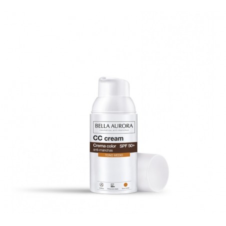 BELLA AURORA CC crème anti-taches spf 50+ Teinté MEDIUM 30 ml