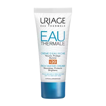 URIAGE EAU THERMALE Crème D'eau Riche SPF20 | 40 ml
