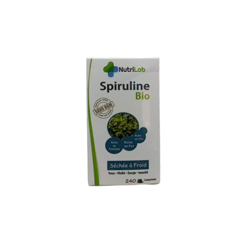 NUTRILAB spiruline BIO | 240 comprimés