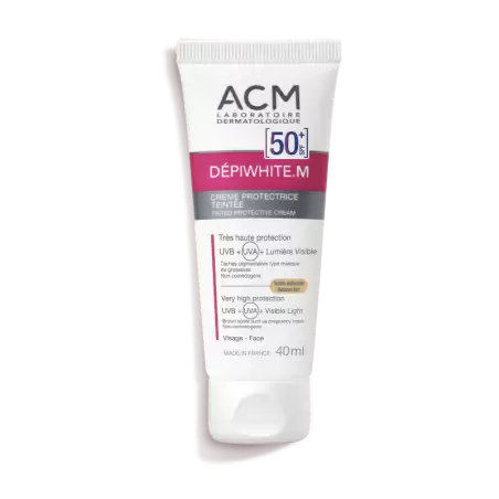 ACM DEPIWHITE M crème protectrice teintée spf 50+ | 40 ml