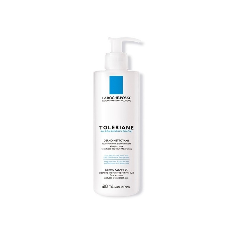 La Roche-Posay Toleriane Dermo-Nettoyant Fluide Démaquillant Peau Intolérante | 400ml