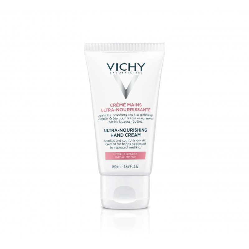 Vichy Crème Mains Ultra-Nourrissante Mains Desséchées et Agressées | 50ml