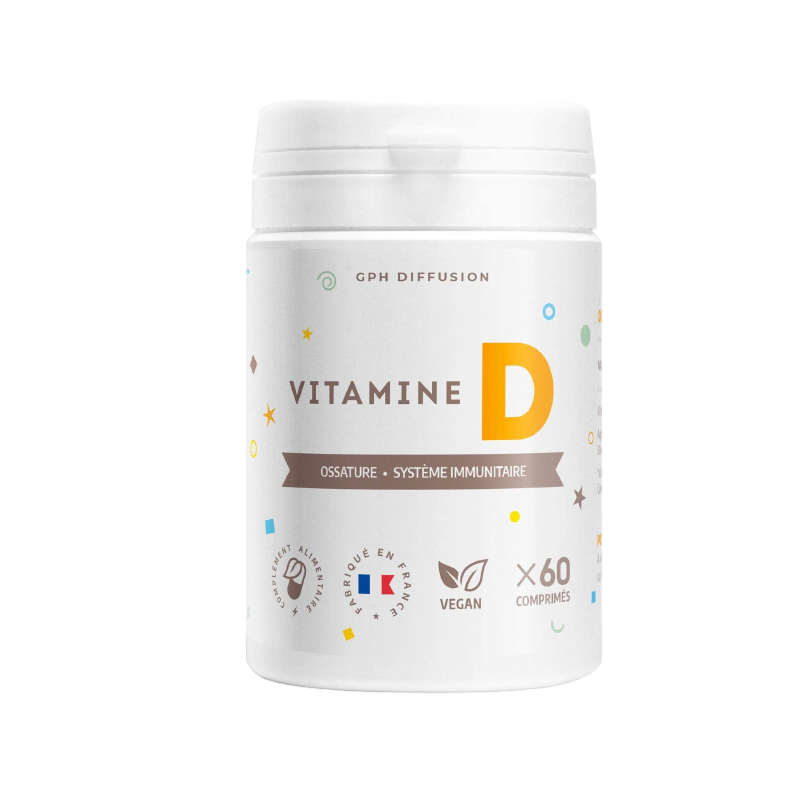GPH DIFFUSION Vitamine D 5ug l 60 comprimés GPH DIFFUSION Vitamine D 5ug l 60 comprimés