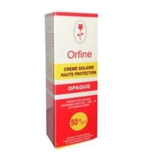 Orfine crème solaire Opaque spf 50+
