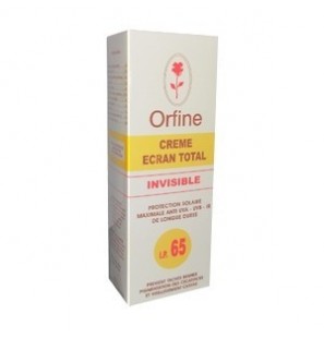 Orfine crème solaire Invisible spf 50+