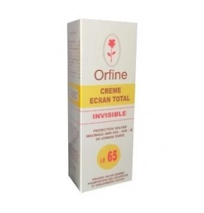 Orfine crème solaire Invisible spf 50+