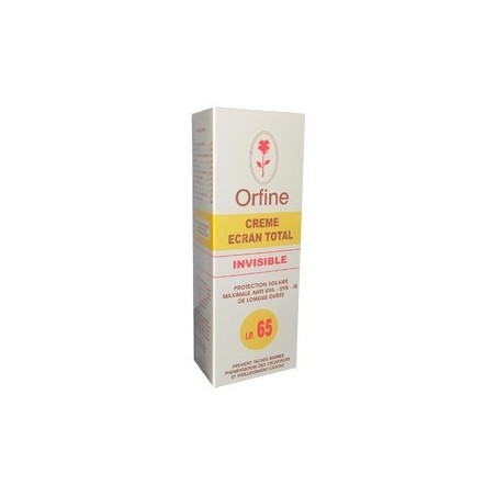 Orfine crème solaire Invisible spf 50+