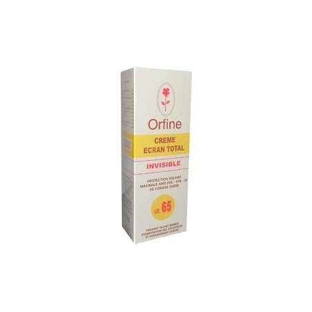 Orfine crème solaire Invisible spf 50+