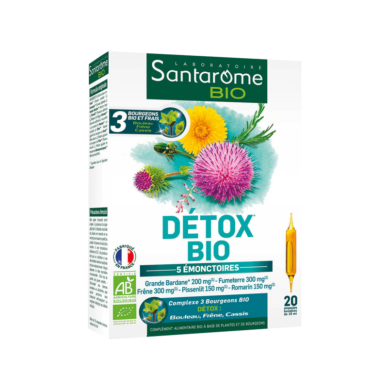 SANTAROME Détox BIO | 20 ampoules