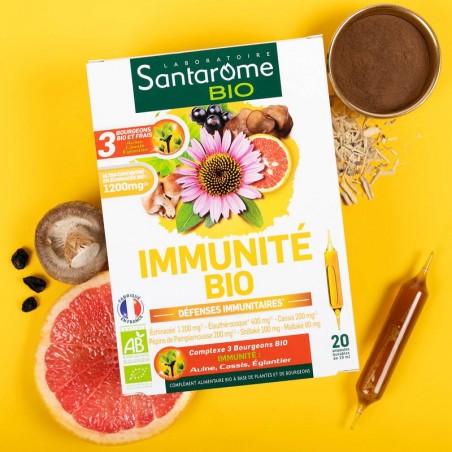 SANTAROME Immunité BIO | 20 ampoules