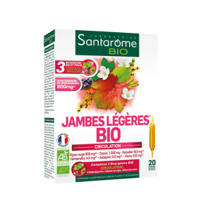 SANTAROME Jambes Légères BIO | 20 ampoules