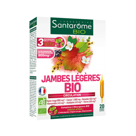 SANTAROME Jambes Légères BIO | 20 ampoules