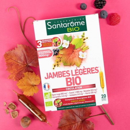 SANTAROME Jambes Légères BIO | 20 ampoules