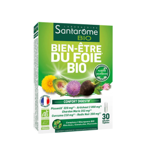 SANTAROME Bien-être du Foie BIO | 30 gélules