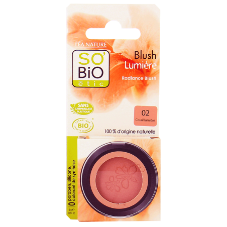 So'bio Etic Blush Fard à Joues Bio Lumière Corail 02