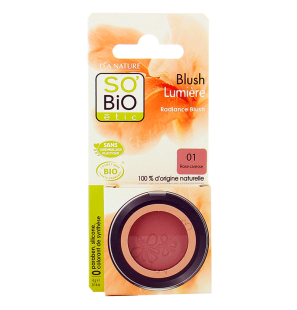 So'bio Etic Blush Fard à Joues Bio Lumière Rose Caresse 01