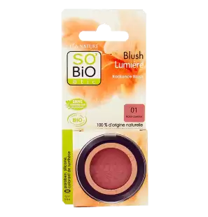 So'bio Etic Blush Fard à Joues Bio Lumière Rose Caresse 01