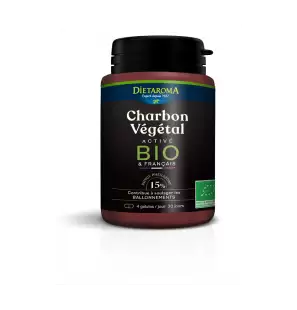DIETAROMA charbon végétal activé BIO boite 120 gélules