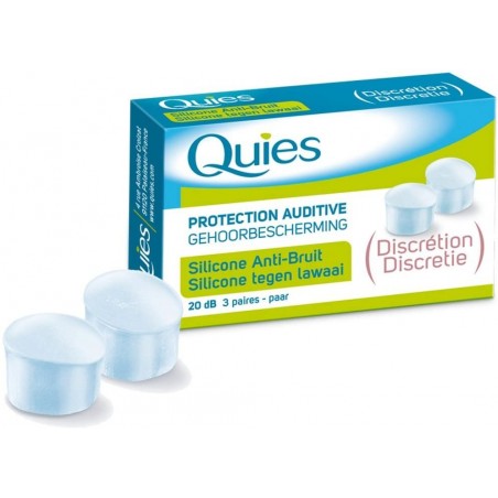 QUIES La protection auditive Silicone Anti-Bruit B2