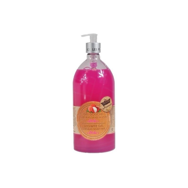 LES PETITS BAINS DE PROVENCE SURGRAS LITCHI gel douche 1L