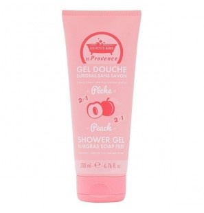 LES PETITS BAINS DE PROVENCE Gel douche surgras sans savon pêche 50 ml