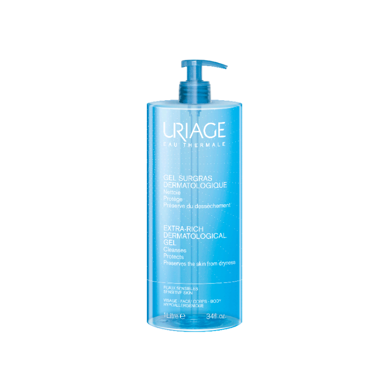URIAGE EAU THERMALE gel surgras liquide dermatologique | 1L URIAGE EAU THERMALE gel surgras liquide dermatologique | 1L