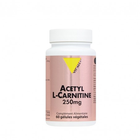 VIT'ALL+ Acétyl L Carnitine 250mg boite 60 gélules