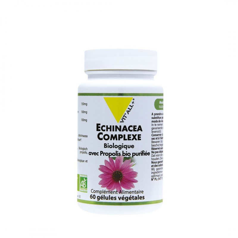 VIT'ALL+ Echinacea complexe Bio boite 60 comprimés