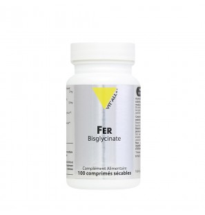 VIT'ALL+ Fer Bisglycinate 27mg | 100 comprimés